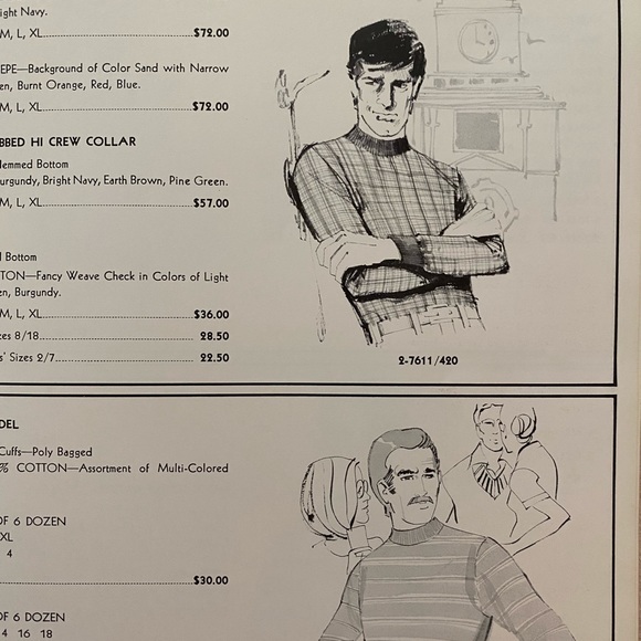 Vintage 1971 Mens Clothing Wholesale Catalog By Washington Manufacturing Co - Picture 12 of 12